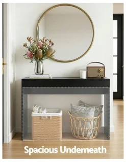 Artiss Console Table Hallway 120cm in Black