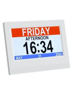 Artiss Digital Day Clock in White