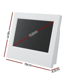 Artiss Digital Day Clock in White