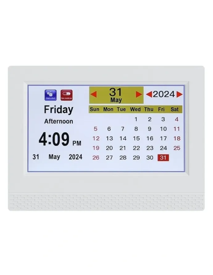 Artiss Digital Day Clock in White