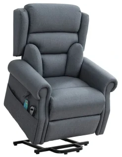 Artiss Electric Recliner Chair Power Lift Massage Heated Recliner Sofa in Grey