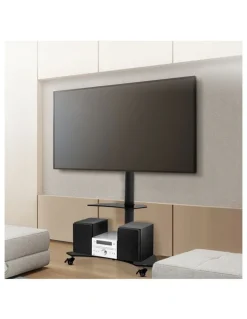 Artiss Floor TV Stand Bracket Mount in Black