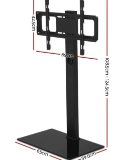 Artiss Floor TV Stand Bracket in Black