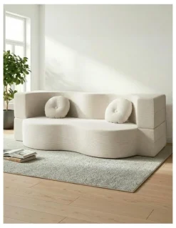 Artiss Folding Sofa Bed in Beige