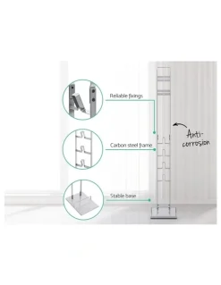 Artiss Freestanding Dyson Vacuum Stand Rack Holder Cordless Handheld Cleaner V6 7 8 V10 V11 Silver