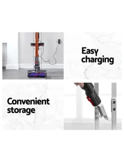 Artiss Freestanding Dyson Vacuum Stand Rack Holder Cordless Handheld Cleaner V6 7 8 V10 V11 Silver