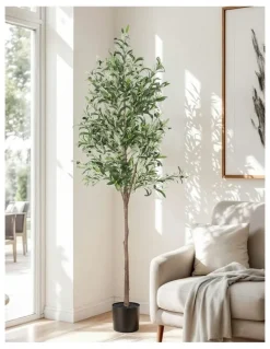 Artiss Indoor Decor Artificial Olive Tree 1.8m in Green