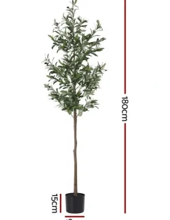 Artiss Indoor Decor Artificial Olive Tree 1.8m in Green