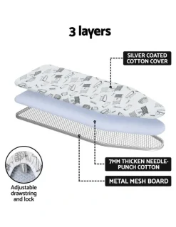 Artiss Ironing Wall Mounted Foldable Board in White