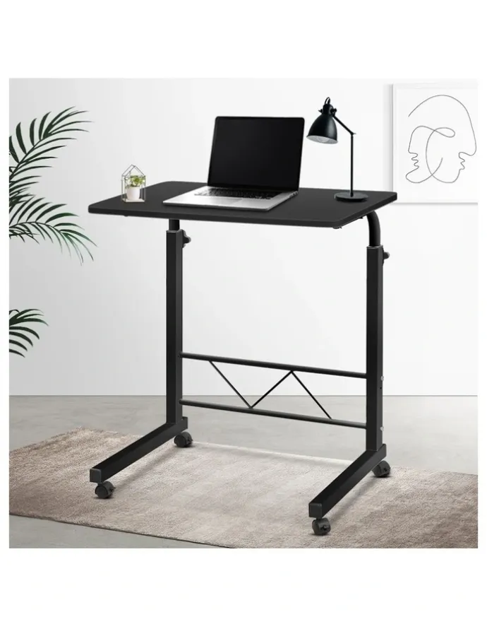 Artiss Laptop Desk Table Adjustable 60CM in Black