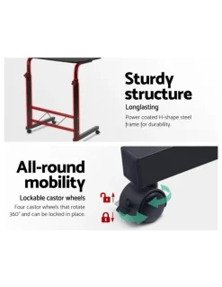 Artiss Laptop Desk Table Adjustable 60CM in Black