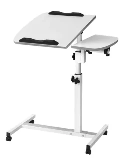 Artiss Mobile Laptop Adjustable Desk in White