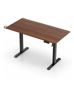 Artiss Motorised Dual Motor Electric Standing Desk 140cm in Walnut