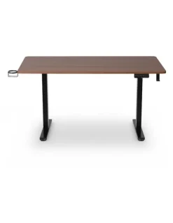Artiss Motorised Dual Motor Electric Standing Desk 140cm in Walnut