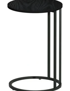 Artiss Round Side Table 40cm in Black