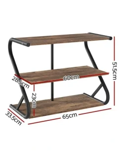 Artiss Shoe Rack Cabinet Shoe Storage Stand 3 Tiers Black