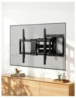 Artiss Swivel Tilt Extendable Full Motion TV Wall Mount Bracket 37 - 85 in Black