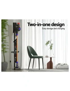 Artiss Vacuum Cleaner Stand in Black