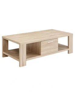Artiss Wooden Coffee Table Oak