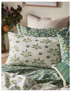 Artists of Ampilatwatja Bush Flowers Cotton Quilt Cover Set by Latoya Ngwarraye Petrick