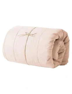 Aura Home Coverlet in Shell Pink