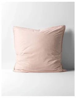 Aura Home Evie Organic Stonewash Bedlinen Collection in Blush Pink