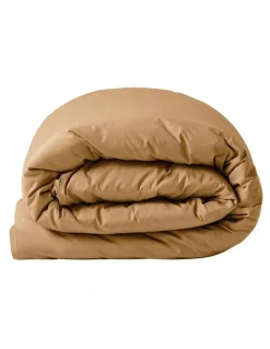 Aura Home Evie Organic Stonewash Bedlinen Collection in Toasted Pecan