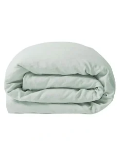 Aura Home Evie Organic Stonewash Bedlinen Collection in Mist