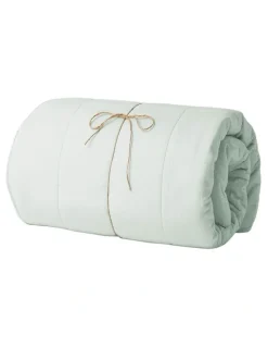 Aura Home Evie Organic Stonewash Coverlet in Mist