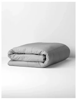 Aura Home Halo Organic Coverlet in Pebble