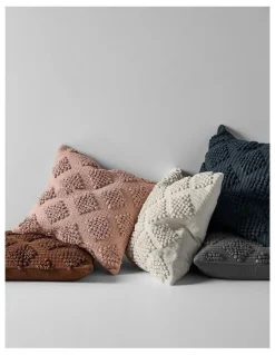 Aura Home Husk Cushion in Charcoal