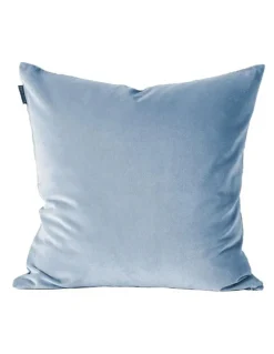 Aura Home Luxury Velvet Cushion in Powder Blue