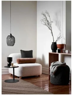 Aura Home Luxury Velvet Cushion in Khaki