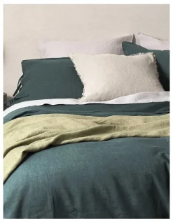 Aura Home Maison Vintage Bedlinen Collection in Indian Teal