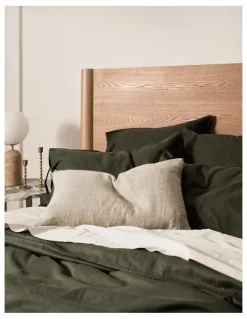 Aura Home Maison Vintage Bed Linen Collection in Forest