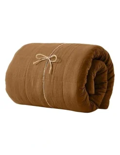Aura Home Maison Vintage Coverlet in Cinnamon