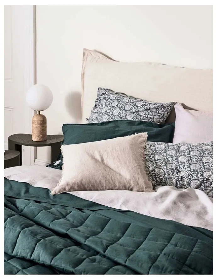 Aura Home Maison Vintage Coverlet in Nude