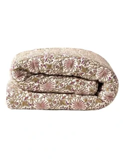 Aura Home Oasis Coverlet in Mulberry