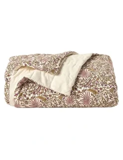 Aura Home Oasis Coverlet in Mulberry