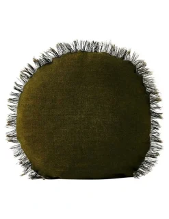 Aura Home Vintage Linen Cushion Range Khaki