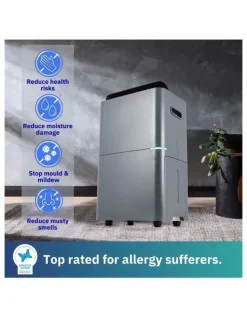 Ausclimate 25L Medium Dehumidifier ACD225 in Charcoal Black