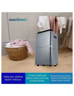 Ausclimate 25L Medium Dehumidifier ACD225 in Charcoal Black