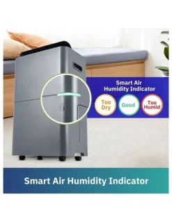 Ausclimate 25L Medium Dehumidifier ACD225 in Charcoal Black