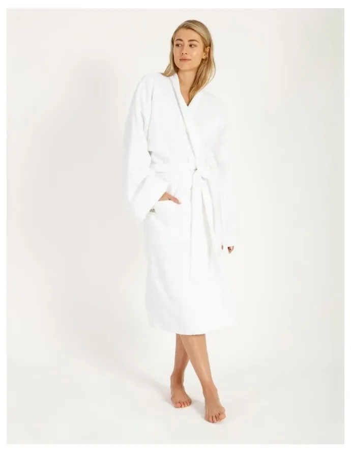 Australian House & Garden Australian Cotton Bath Robe in White