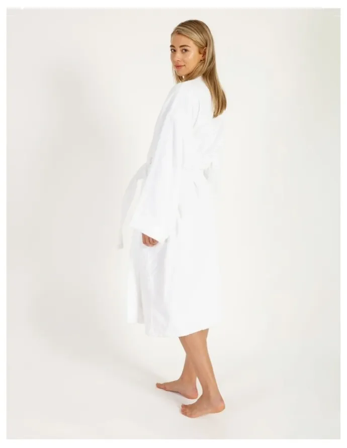 Australian House & Garden Australian Cotton Bath Robe in White