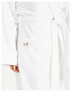 Australian House & Garden Australian Cotton Bath Robe in White