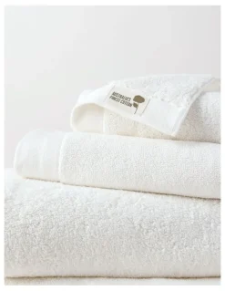 Australian House & Garden Australian Cotton Towel Range in White