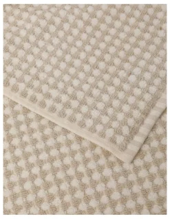 Australian House & Garden Bamboo Textured Towel Range in Moonbeam