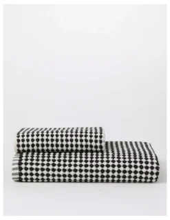 Australian House & Garden Bamboo Textured Towel Range in Black