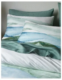 Australian House & Garden Bass Strait Tencel Quilt Cover Set in Ocean